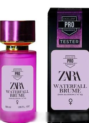 Zara no03 waterfall brume tester pro женский 58 мл