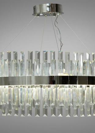 Подвесная хрустальная светодиодная люстра 190 ватт diasha 840/800ch