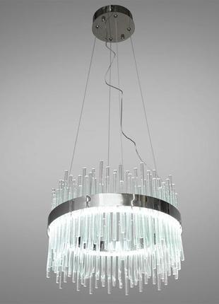 Подвесная хрустальная светодиодная люстра 90 ватт diasha 839/400ch