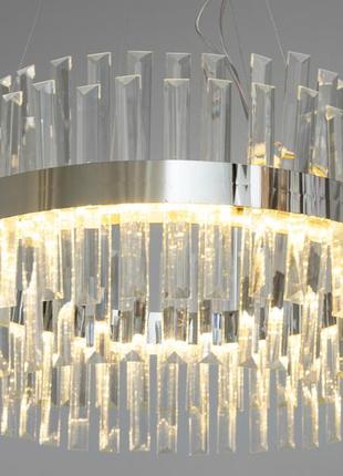 Подвесная хрустальная светодиодная люстра 110 ватт diasha 840/500ch3 фото