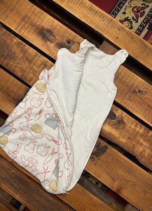 Дитячий конверт з принтом Голубая george (джордж 0-6 міс 50-68 см ідеал оригінал різнокольоровий)3 фото