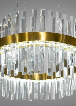 Подвесная хрустальная светодиодная люстра 110 ватт diasha 840/500br4 фото