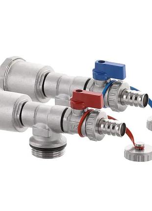 Сливная группа для коллектора koer kr.1035 1" с воздухоотводчиком kr2671