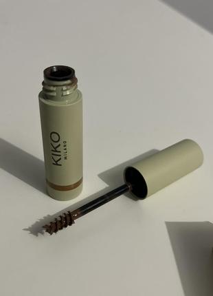 Гель для бровей kiko milano,kiko brown