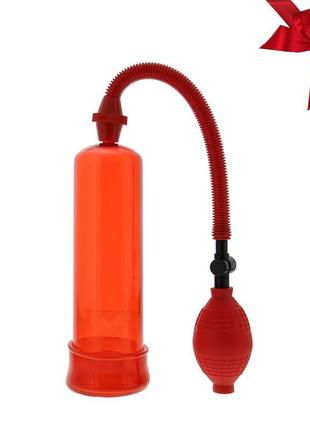 Вакуумна помпа menzstuff penis enlarger, red, червоний