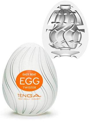 Еротичний аксесуар репліка яйця-мастурбатора 'tenga clicker' помаранчевий k0013-6