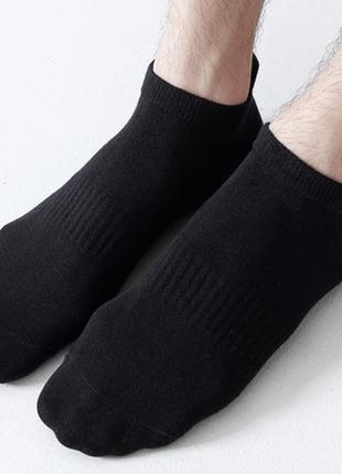 Носки мужские короткие соло jing chi 40-42 черный