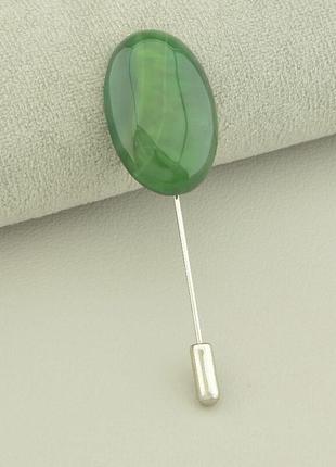 Брошь  агат