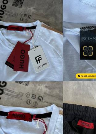Шикарный летний брендовый костюм "boss"8 фото
