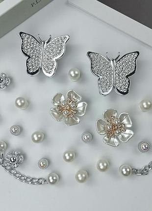 Набір джибітсів для кроксів / прикраси на крокси 15 шт jibbitz crocs джибітси прикраси...