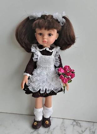 Комплект одягу "школярка" на ляльку  paola reina (паола рейна)1 фото