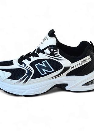 New balance 530 (безбренд) white black 37  vo4334
