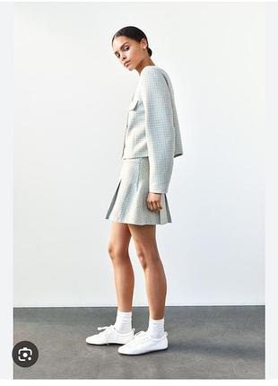 New костюм zara на літо жакет + спідниця