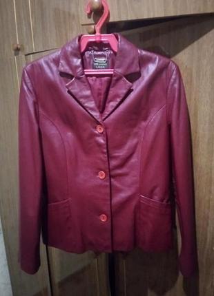 Куртка піджак шкіряний італія