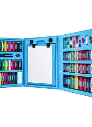 Набор для детского творчества в чемодане из 208 предметов &#8220;чемодан творчества&#8221; голубой4 фото