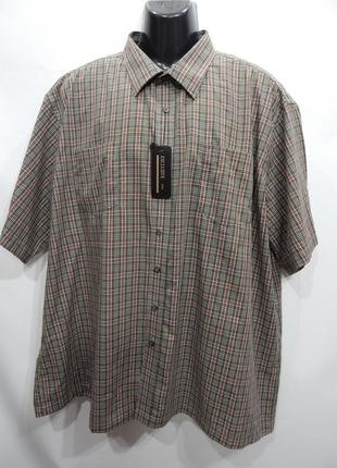 Мужская  рубашка с коротким рукавом foxfire оригинал р.56-58 (029кр) батал (только в указанном размере, 1шт)
