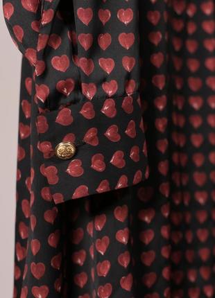 Платье - ромпер zara с принтом в сердечки5 фото