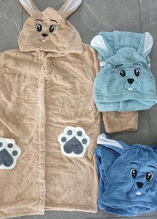 Дитячий халат, мікрофібра.