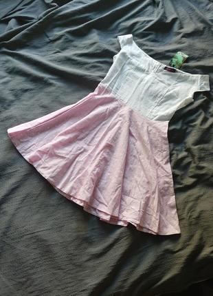 Платье berezka украинского бренда zara сарафан reserved натуральное h&m ткань mango прошва asos летняя bershka