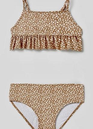Яркий, стильный и практичный купальник zara на возраст 8-9 лет.