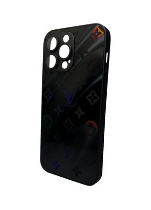Чохол для смартфона ag glass gradient lv frame for apple iphone 12 pro graphite black