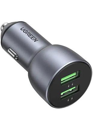 Автомобільний зарядний пристрій ugreen cd213 fast car charger (dark blue) (ugr-10144)