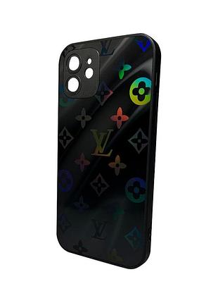 Чохол для смартфона ag glass gradient lv frame for apple iphone 12 graphite black