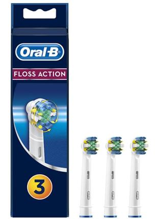 6шт насадки для электро щетки braun oral-b  oral-b floss action