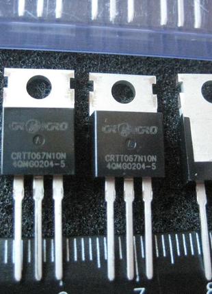 Mosfet транзистор crtt067n10n to-220ab оригинал