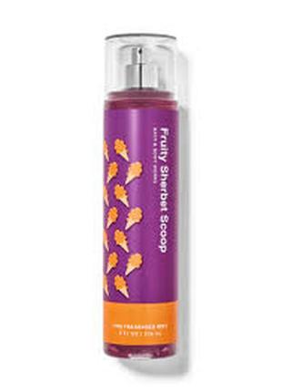 Мист для тела bath and body works fruity sherbet scoop