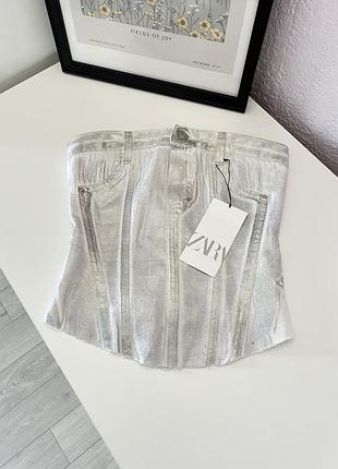 Топ корсет zara