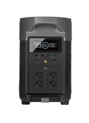 Зарядна станція ecoflow delta pro (3600 вт/год) 3600 вт (7200 вт) євророзетка