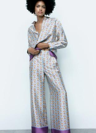 Костюм сатиновый zara