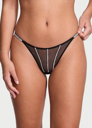 Трусики стринги со стразами victoria ́s secret