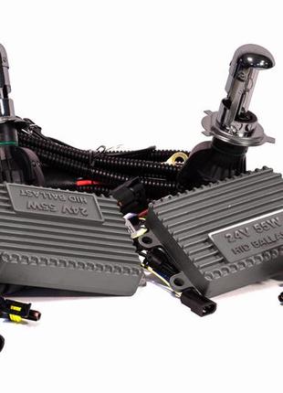 Комплект биксенона квант h4 4300к 24v с блоками ac