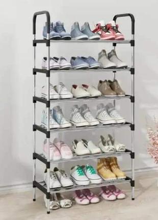 Полка для обуви shoe rack на 6 ярусов2 фото