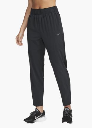 Брюки женские nike 7/8 dri-fit fast black fb7029-010