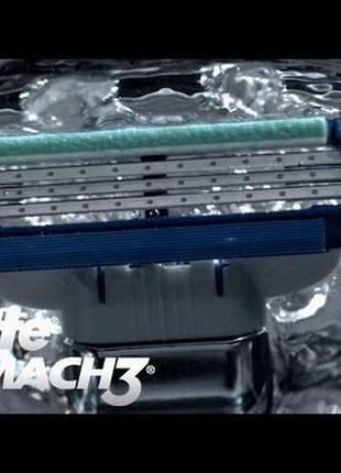 Сменные кассеты картриджи для бритья gillette mach3 8 шт жилет мак3 8 кассет2 фото