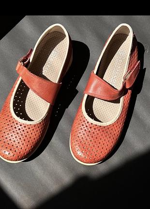 Кожаные женские балетки pitillos (made in spain)