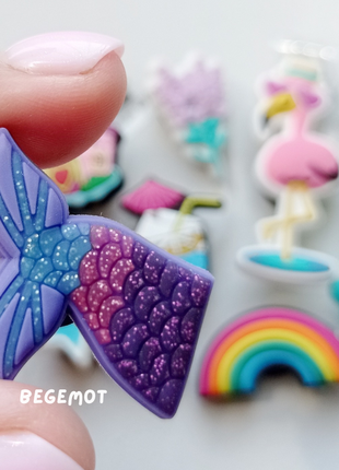 Оригінальні джибітси, прикраси на крокси crocs.