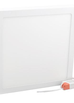 Світильник точковий накладний 18w квадрат led-ss-225-18 6400к