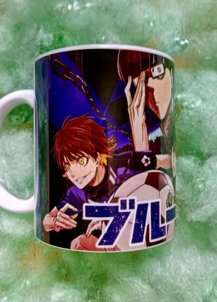 Кружка блю лок синяя тюрьма burū rokku мунэюки канэсиро (15869)