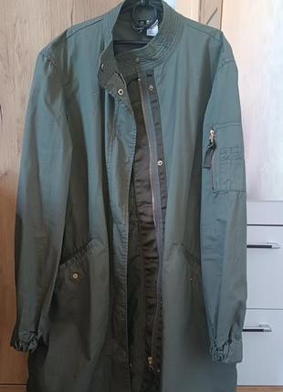 Подовжений стильний плащ h&m р.34