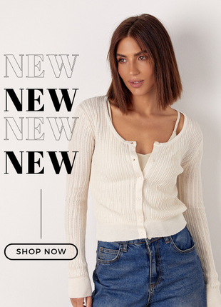 Ажурний кардиган на ґудзиках