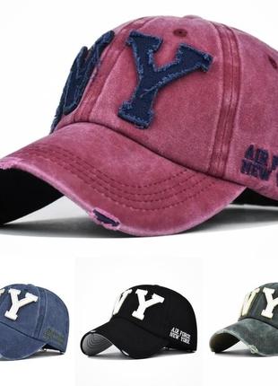 Кепка бейсболка ny air force (new york, De-йорк) с изогнутым козырьком хаки, унисекс wuke one size3 фото