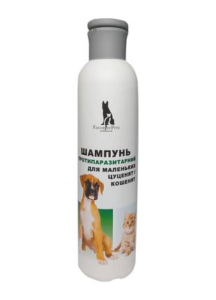Шампунь протипаразитарний для маленьких цуценят і кошенят 250 мл еколєк