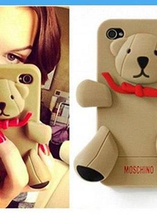 В наличии!!! брендовый силиконовый чехол для iphone 4/4s