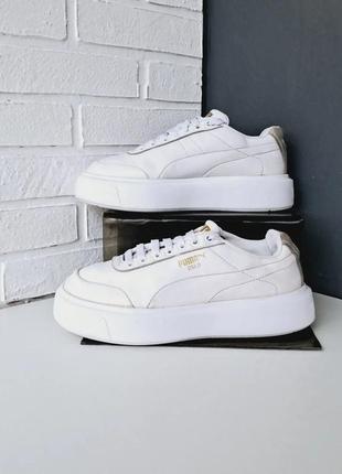 Женские кожаные кроссовки puma2 фото