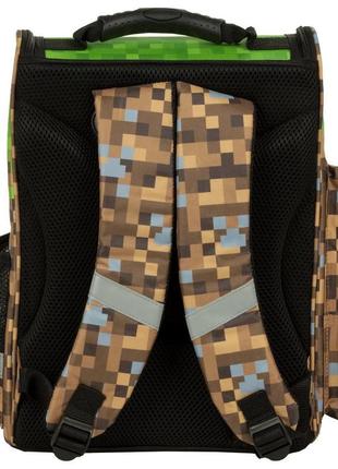 Рюкзак твердий дитячий для першокласника minecraft 1,2,3 клас з ортопедичною спинкою портфель6 фото