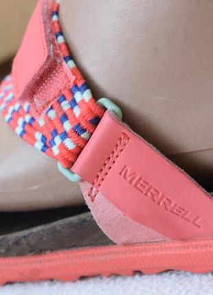 Шлепанцы шлепки сланцы вьетнамки тапки тапочки merrell select grip hot coral р. 40 26,3 см5 фото